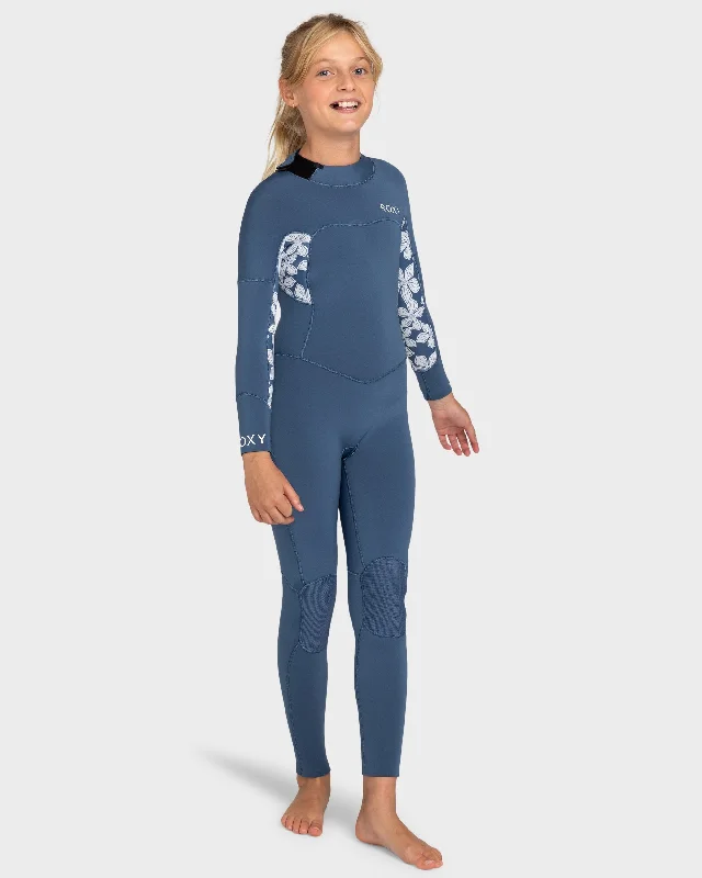 best wetsuits for consistent thermal regulation-Girls 8-16 3/2mm Swell Series GBS Back Zip Wetsuit