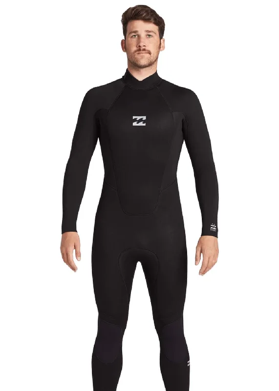 wetsuits for all-day comfort in water sports-Billabong Mens 302 Foil Back Zip Steamer Wetsuit