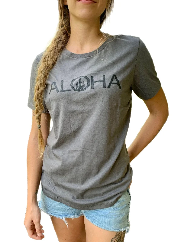 surfboards for responsive rail turns-WBZ Aloha Womens S/S T-shirt