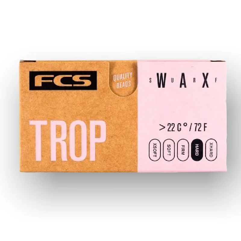 surfboards with advanced shaping for control-FCS Surf Wax Warm