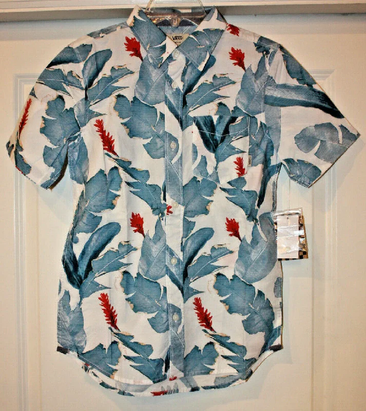 Vans Boy's Bonsai Short Sleeve Button Down Shirt