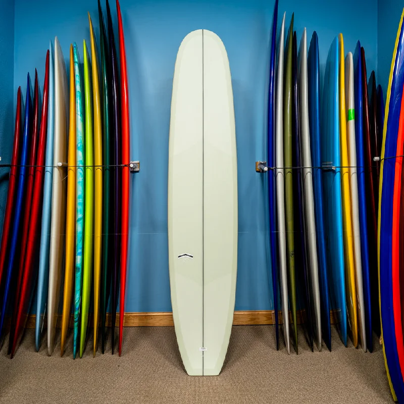 best longboards for retro surfing-CJ Nelson Sprout 2.0 Thunderbolt Silver 9'3"