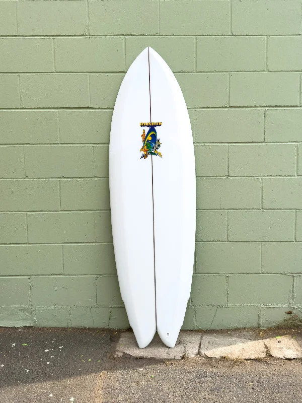 longboards for stability in choppy water-5'8" Rainbow Surfboards Quan Fish