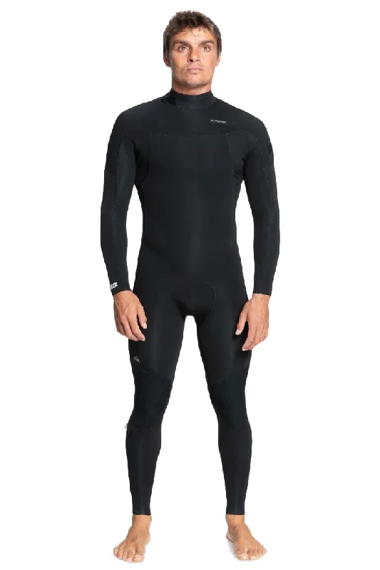 wetsuits for deep-sea diving-Quiksilver Everyday Sessions 5/4/3mm Back Zip Wetsuit