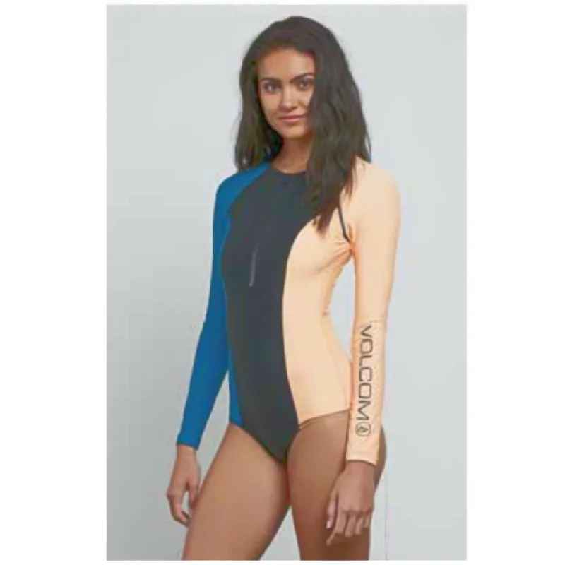 Volcom - Women's Simply Solid Long Sleeve Bodysuit - Ocean