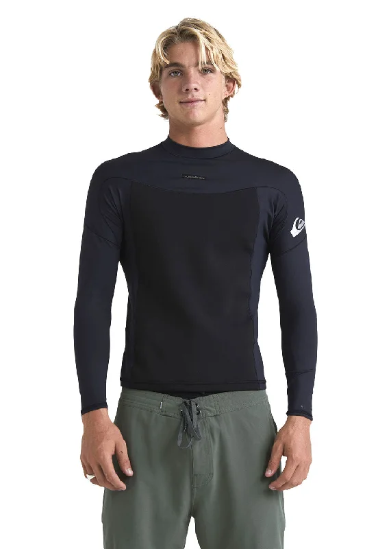 best wetsuits for professional swimmers-Quiksilver Mens Everyday Sessions 1mm Wetsuit Jacket