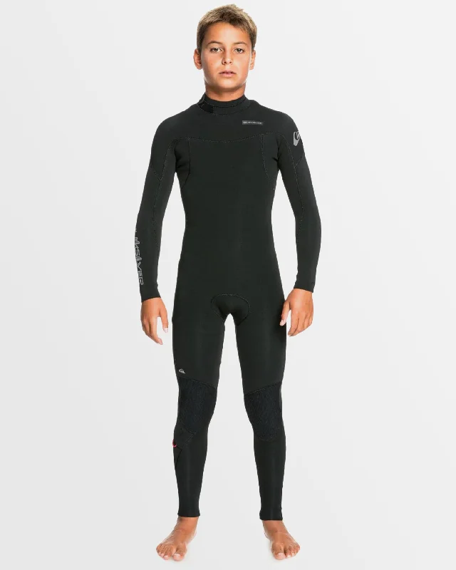 wetsuits with durable zippers for ease of use-Boys 8-16 3/2mm Everyday Sessions Back Zip Wetsuit