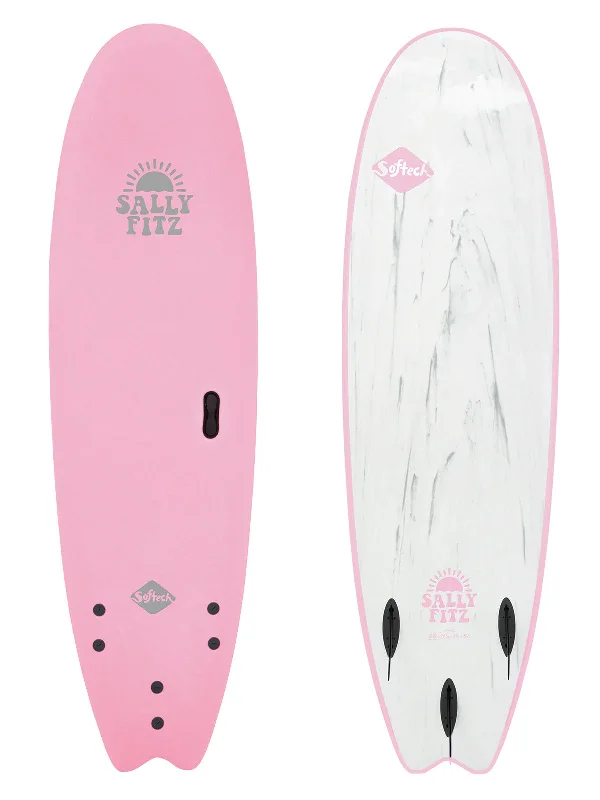 surfboards for consistent wave entry-Softech 7'0" Sally Fitzgibbons Pink