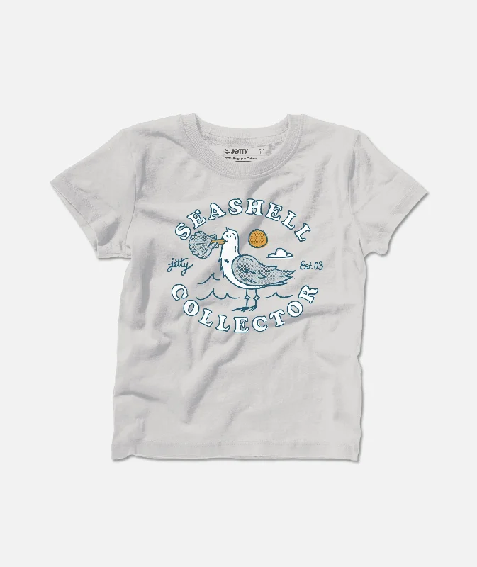 Tot Shell Collector Tee - Silver