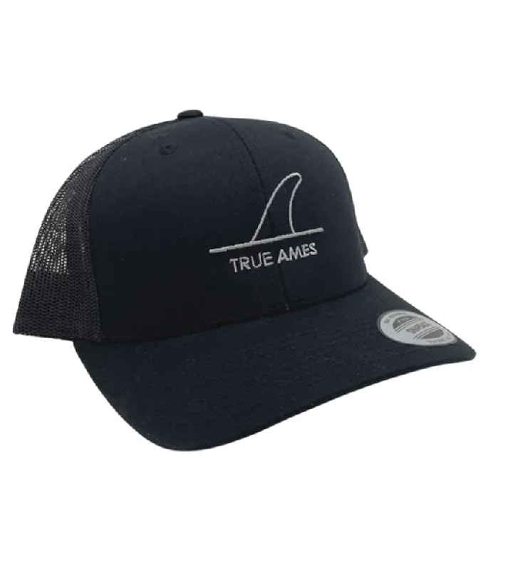 True Ames Fin Snapback Black