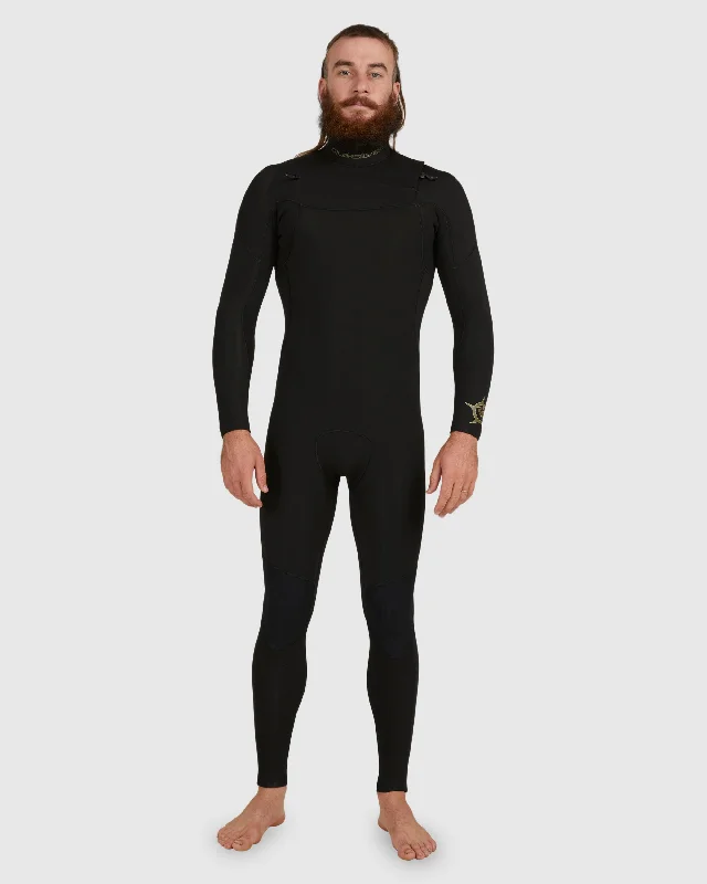 wetsuits for quick and easy fit-Mens 3/2mm Everyday Sessions Chest Zip Wetsuit