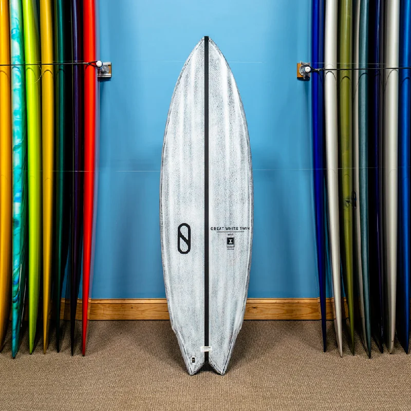 longboards for small wave surfing-Slater Designs Great White Twin Firewire Volcanic 5'10"