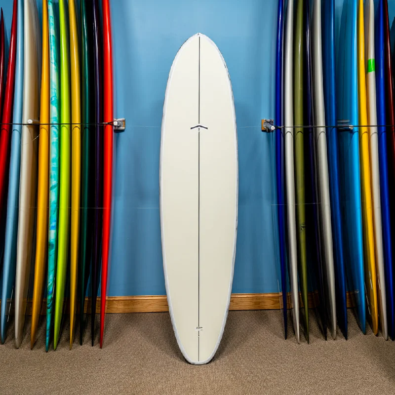 longboards for small wave surfing-CJ Nelson Outlier Thunderbolt Black 7'6"