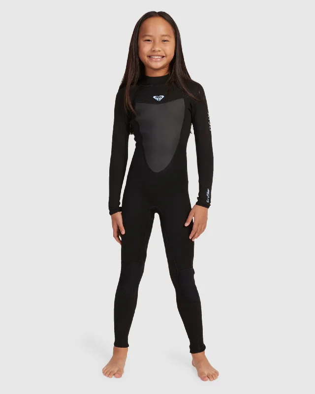 wetsuits for deep-sea diving expeditions-Girls 4-16 3/2mm School Rental Back Zip Wetsuit