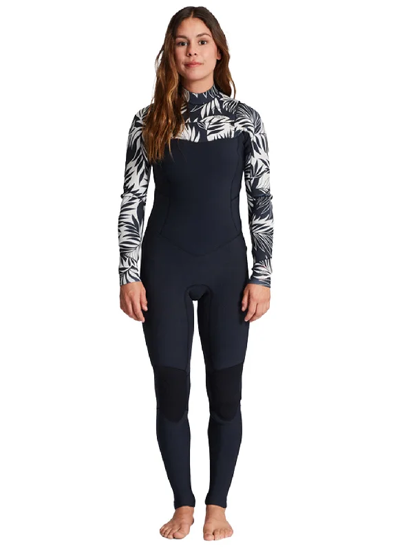 wetsuits with extra warmth for early morning dives-Billabong Womens Salty Dayz 4/3mm CZ Steamer Wetsuit