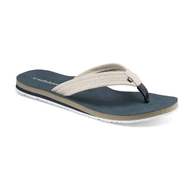 surfboards for maintaining control in heavy surf-Cobian Mens Hobgood Las Olas Cream Sandal