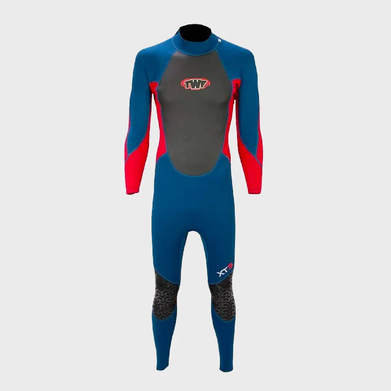 wetsuits for better buoyancy-TWF XT3 3mm Mens Wetsuit - Red