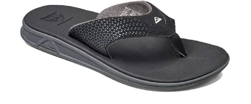 surfboards for quick transitions in waves-Reef Mens Rover Black Sandal