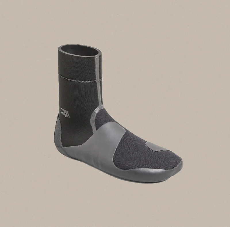 wetsuits for winter surfing-Axxe Wetsuits - Surf Grip Graphene Boots Round 5/6mm