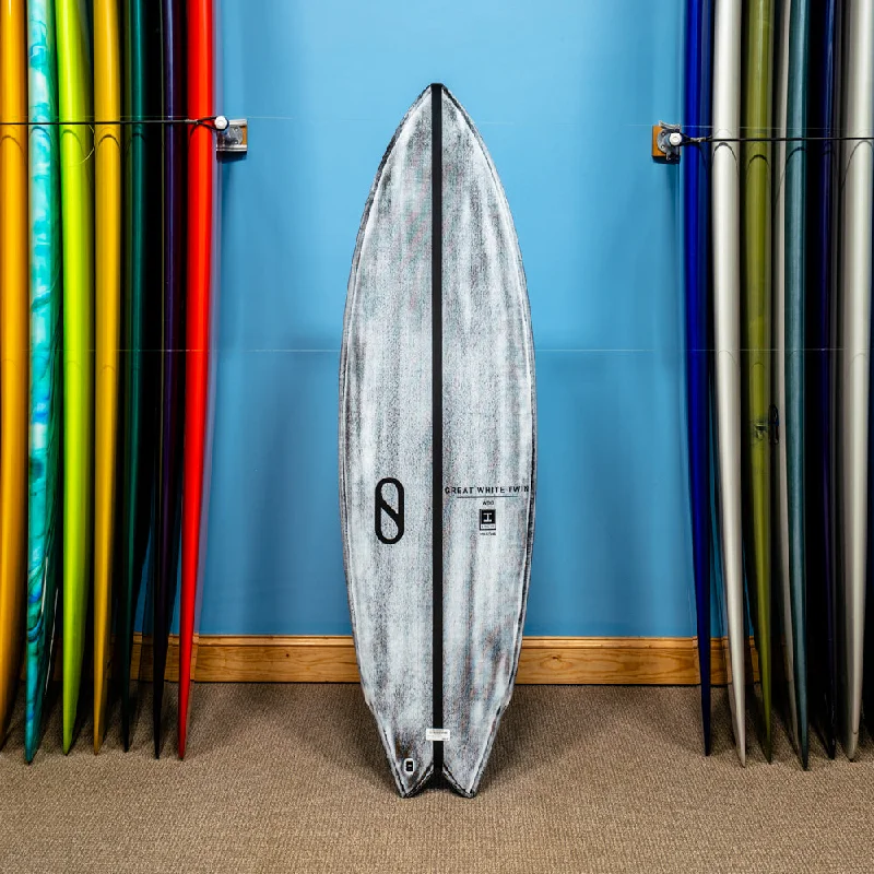 longboards for relaxed and easy riding-Slater Designs Great White Twin Firewire Volcanic 5'8"