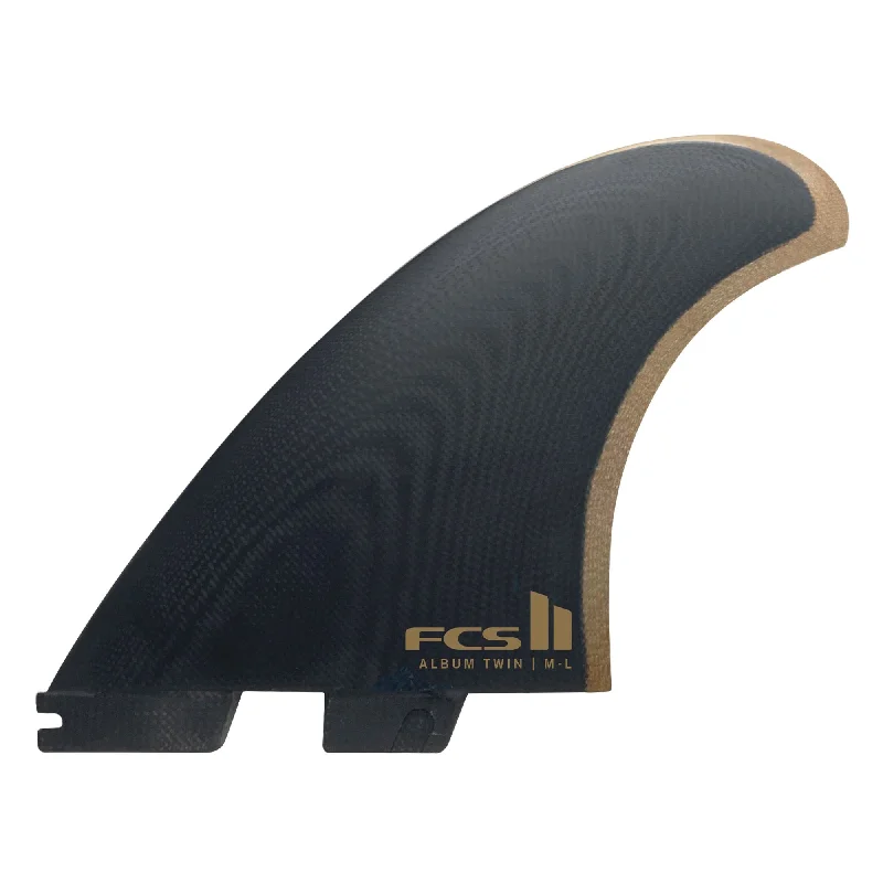 FCS II Album Twin + 1 PG Surfboard Fins - M/L