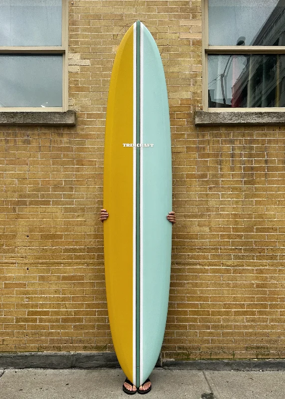 surf longboards with a lightweight design for easier handling-9'8" Trimcraft Surfboards Haley Pin Glider