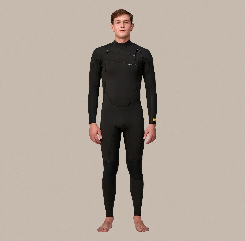 wetsuits for triathlon swimmers-Patagonia M's R3 Yulex Regulator FZ Full Suit