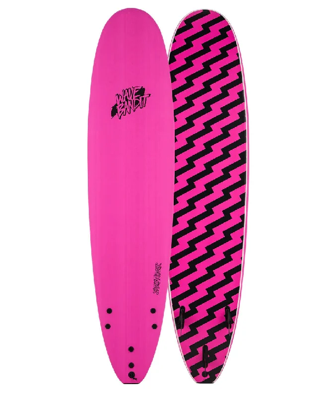 surfboards with minimal drag for speed-Wave Bandit 8'0" EZ Rider Pink