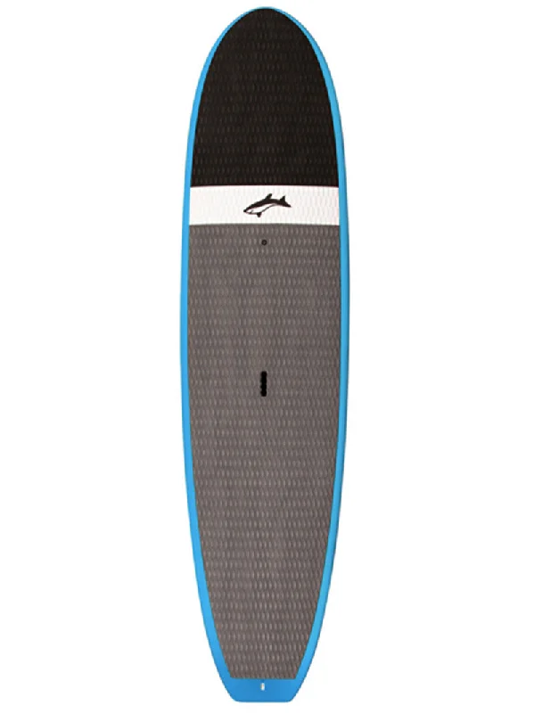 surfboards with wide tail for stability in bigger waves-Jimmy Lewis Black and Blue Machine SUP