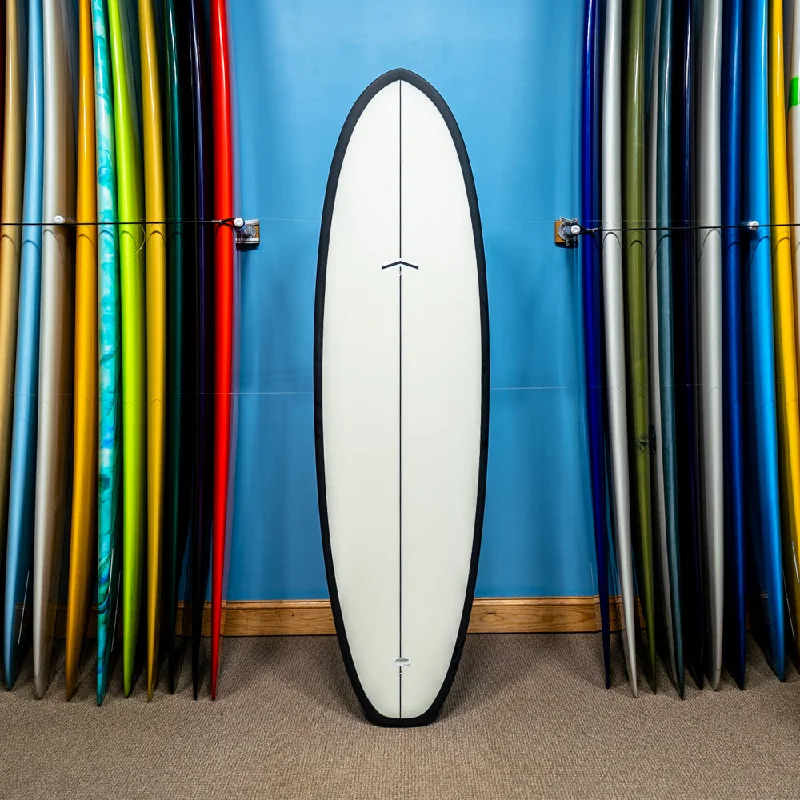 longboards for riders of all sizes-CJ Nelson Outlier Thunderbolt Black 7'0"