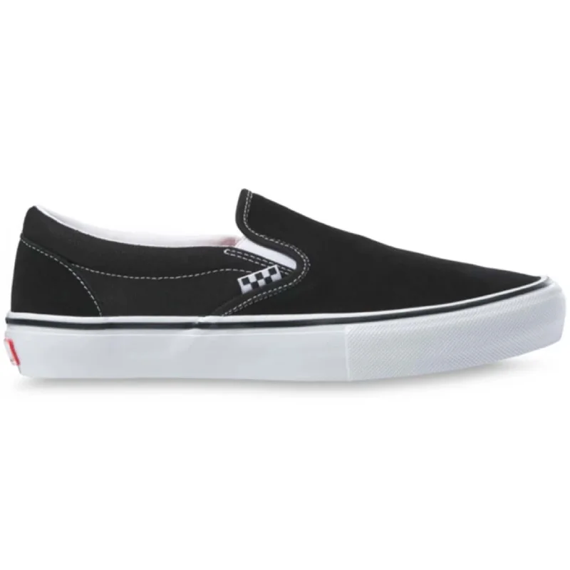 surfboards for smoother surfing-Vans Skate Slip-On Black/White