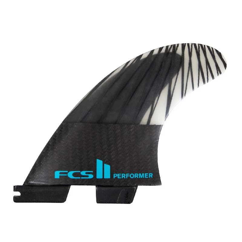 FCS II THRUSTER - Performer PC Carbon Black/Teal Large - AirCore