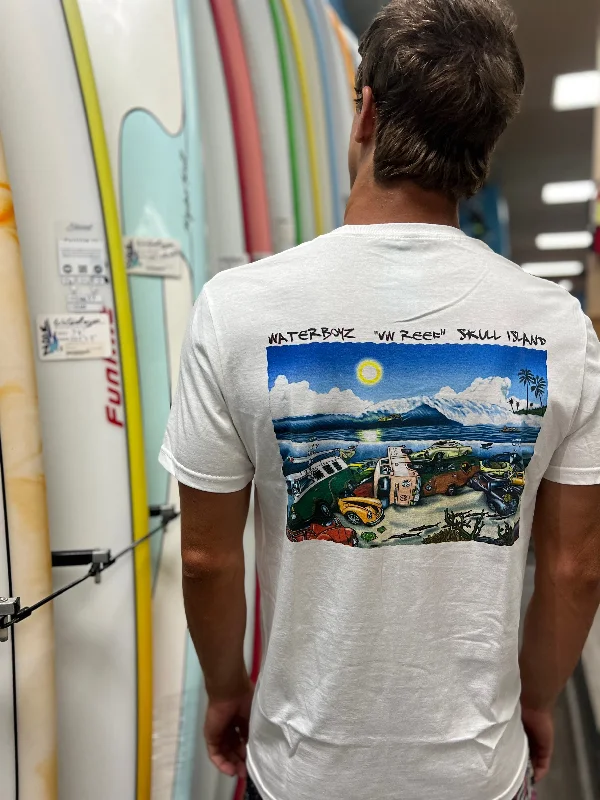 surfboards with soft-top construction for safety-WBZ VW Reef S/S Tee