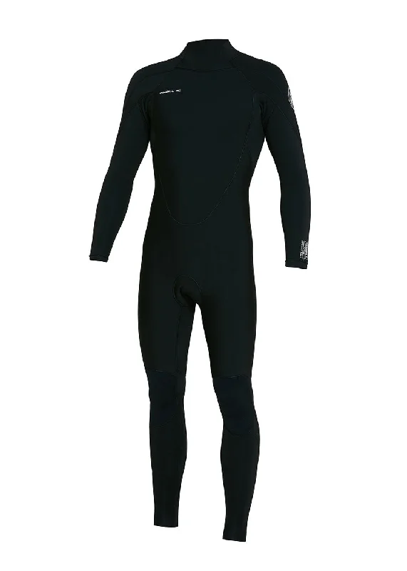 wetsuits for reduced water entry at the neck-ONeill Mens Defender Back Zip Steamer Wetsuit 4/3mm