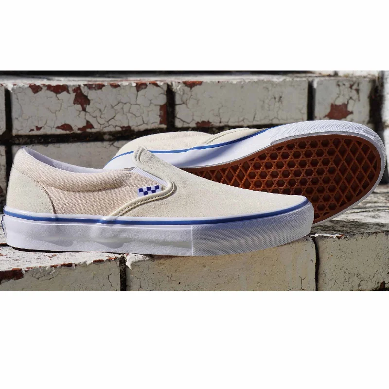 surfboards for long-distance paddling-Vans Skate Slip On Raw Canvas