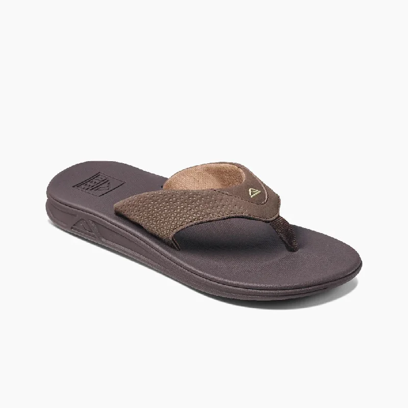 surfboards for deep water-Reef Mens Rover Brown Sandal