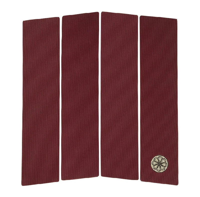 surfboards for better grip-Octopus Front Deck Corduroy Grip Burgundy