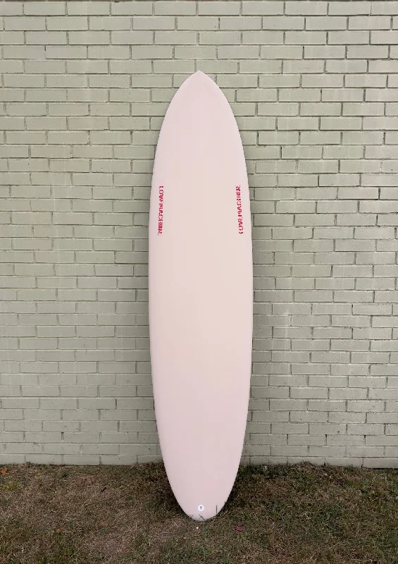 longboards with extra buoyancy for paddling-7'2" Lovemachine Surfboards FM - Ecru