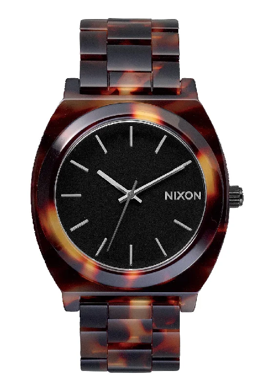 surfboards for greater wave control-Nixon Time Teller Acetate Tortoise