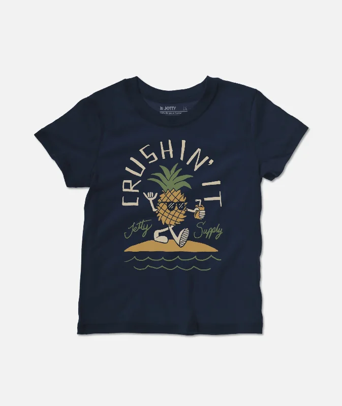 Crushing Tee - Navy