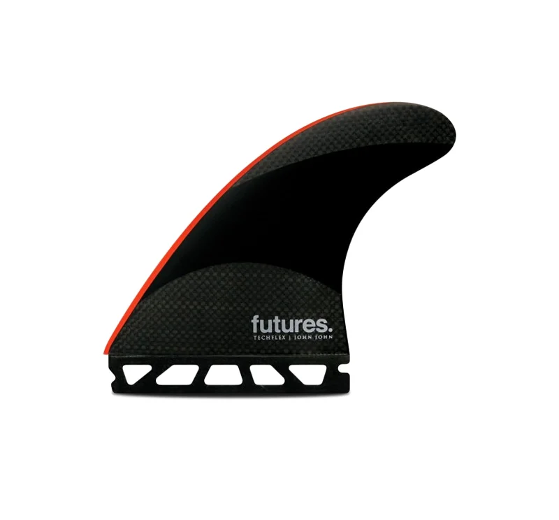 Futures JJF Techflex Tri Surfboard Fins - Large/Red