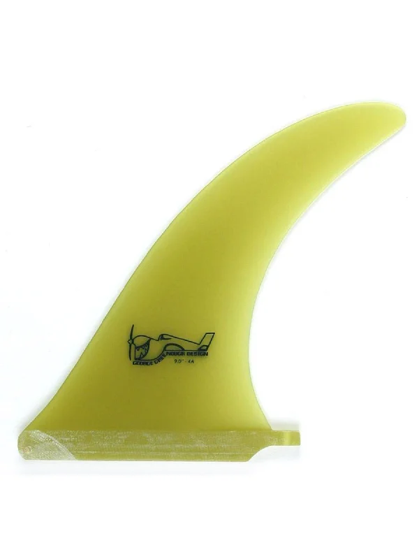 True Ames | 10” Greenough 4A Single Fin Yellow