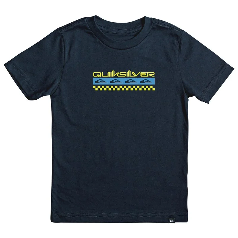 Quiksilver Boy's Omni Check Turn Short Sleeve T-Shirt