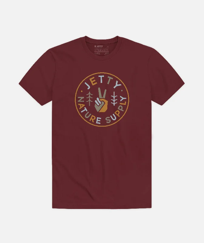 Good Natured Tee - Maroon