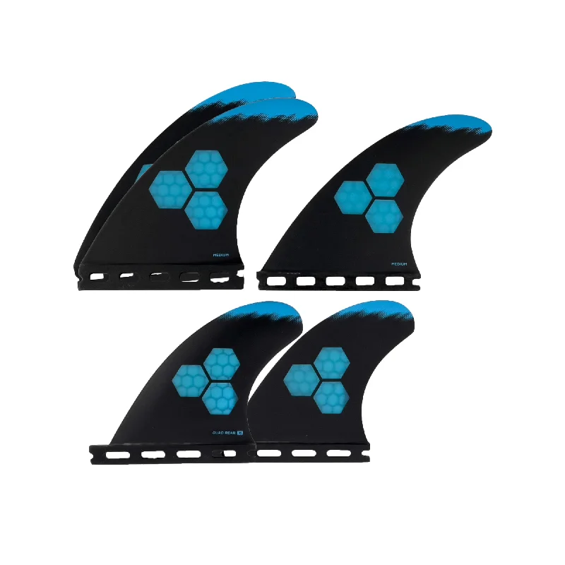 Channel Islands Tech 1 Futures 5-Fin Surfboard Fins - Medium/Blue