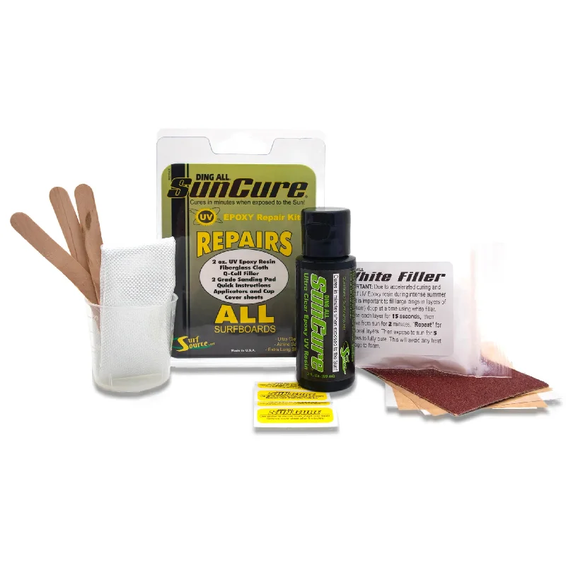 surfboards with single fin design for smooth rides-Ding All Suncure Epoxy Repair Kit