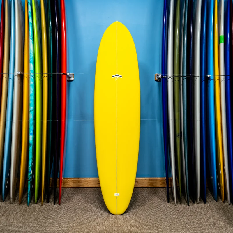 longboards with great flex for comfort-CJ Nelson Outlier Thunderbolt Red 7'6"