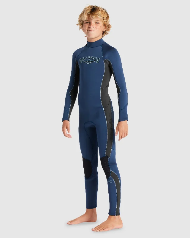 wetsuits with anti-abrasion technology-Boys 8-16 3/2mm Absolute Back Zip Gbs Wetsuit