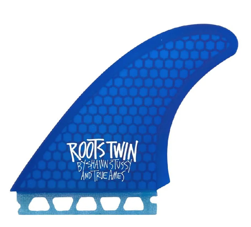 True Ames | Stussy Roots Twin Fin Blue Futures