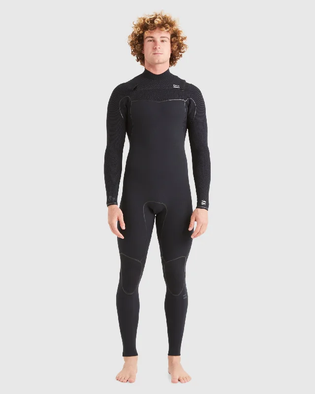 wetsuits with enhanced flexibility for free movement-Mens 3/2mm Furnace Chest Zip Wetsuit